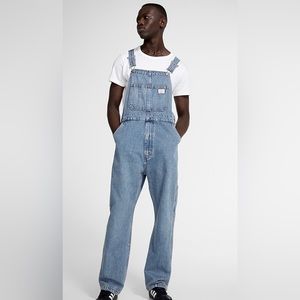 Levi’s denim carpenter overalls